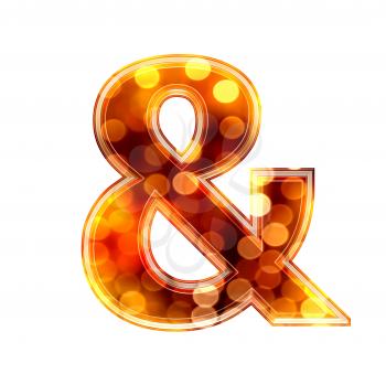 Royalty Free Clipart Image of an & symbol