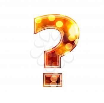 Royalty Free Clipart Image of a Question Mark