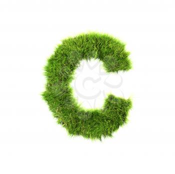 Royalty Free Clipart Image of a Letter 'C'