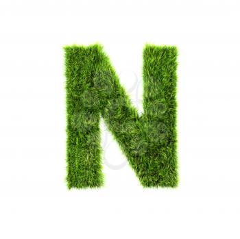 Royalty Free Clipart Image of a Letter 'N'