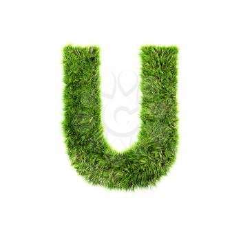 Royalty Free Clipart Image of a Letter 'U'