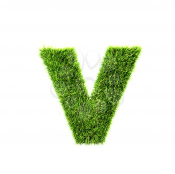 Royalty Free Clipart Image of a Letter 'v'