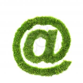 Royalty Free Clipart Image of an @ symbol
