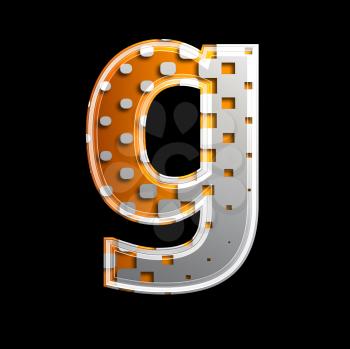 Royalty Free Clipart Image of a Letter 'g'