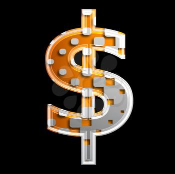 Royalty Free Clipart Image of a USD