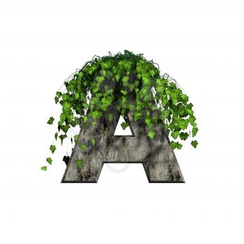 Royalty Free Clipart Image of a Letter 'A'