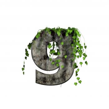 Royalty Free Clipart Image of a Letter 'g'