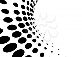 Royalty Free Clipart Image of a Halftone Background
