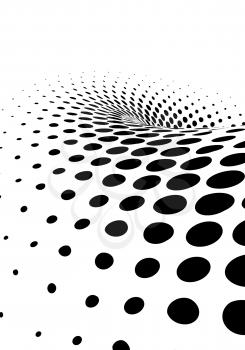 Royalty Free Clipart Image of a Halftone Background
