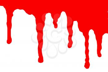 Royalty Free Clipart Image of Blood Dripping
