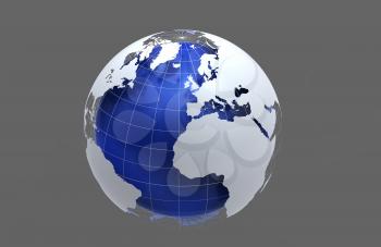 Royalty Free Clipart Image of The Earth