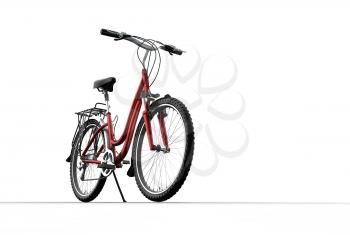 Royalty Free Clipart Image of a Mountain Bike