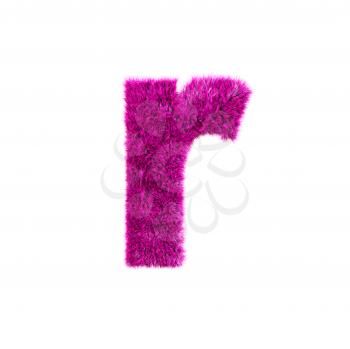 pink grass letter