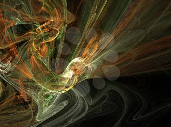 Abstract and futuristic fractal background