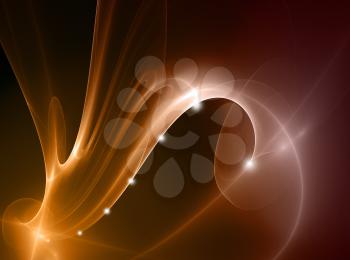 Abstract background with fractal shape