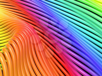 Abstract Colorful Background with Multi-Colored Strips.