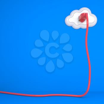 Cloud Computing Concept. The Future - Everything from Socket