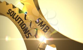 SMB Solutions on the Mechanism of Golden Gears. 3D.