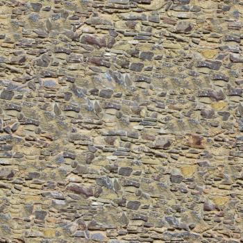 Seamless Tileable Texture of Surface Covered with a Stones.