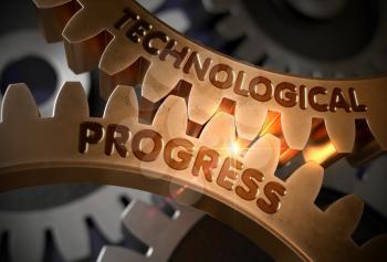 Technological Progress on Mechanism of Golden Cog Gears. Technological Progress on the Golden Gears. 3D Rendering.