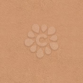 Decorative Plaster of Terracotta Wall. Seamless Tileable Texture.