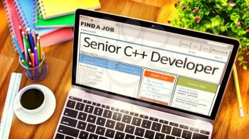 Senior C Developer - Your Next Job, Apply Today. Recruitment Concept. 3D Illustration.