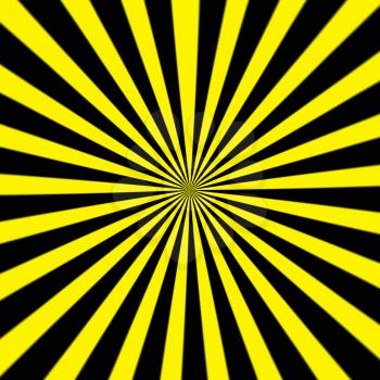 Starburst background, sunbeams going in all directions, yellow and black