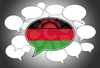Communication concept - Speech cloud, the voice of Malawi
