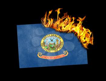 Flag burning - concept of war or crisis - Idaho