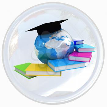 Global Education button on a white background