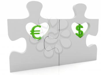 currency pair on a white background
