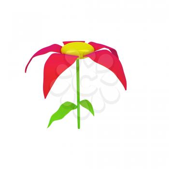 Flower icon on a white background