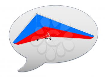 messenger window icon Hang glider