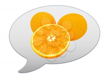 messenger window icon and citrus