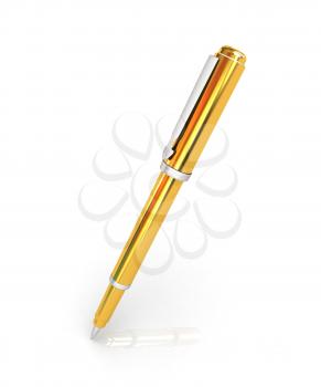 Gold corporate pen design 