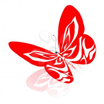 Abstract butterfly design