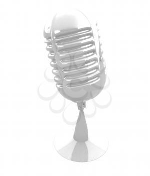 3d rendering of a microphone