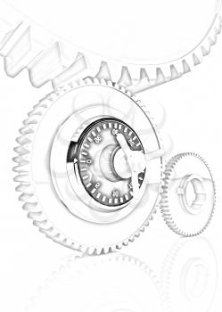 gears with lock
