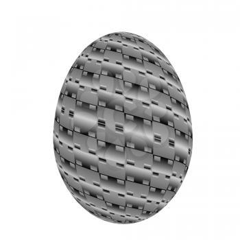 Easter egg on a white background