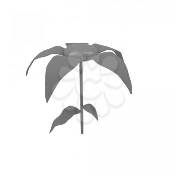 Flower icon on a white background