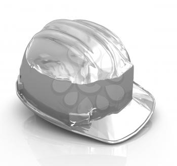 Hard hat on a white background