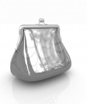 Purse on a white background