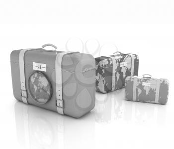 Suitcases for travel