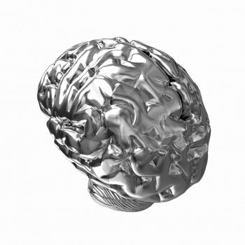 Gold human brain
