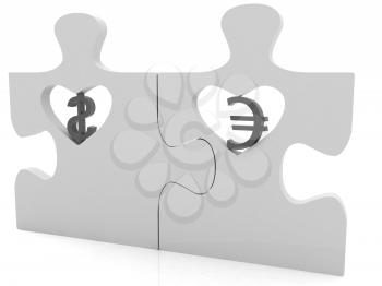 currency pair on a white background