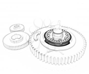 gears with lock