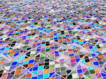 Abstract mosaic urban background 