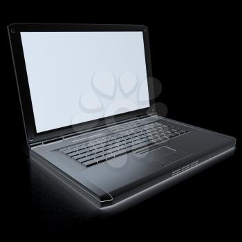 Laptop Computer PC on a white background