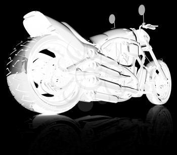 abstract racing motorcycle concept
