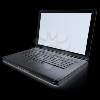 Laptop Computer PC on a white background
